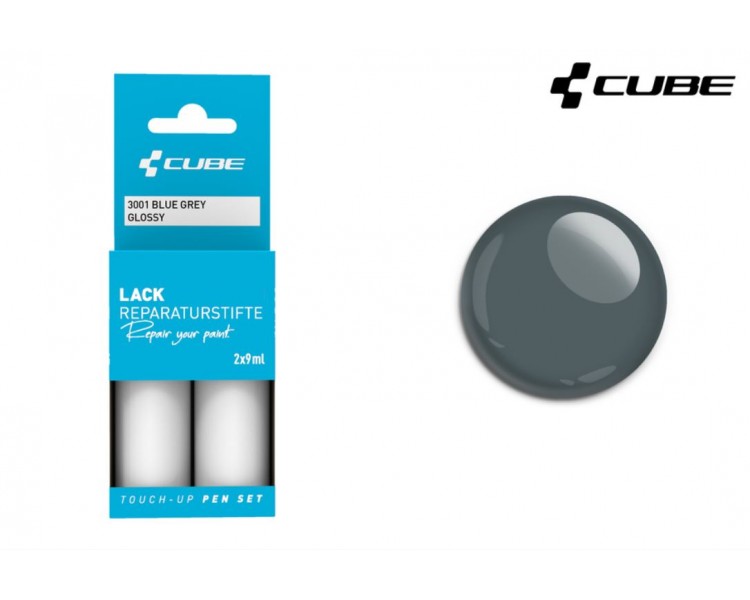 CUBE Lackstift Set BLUE GREY glossy 3001