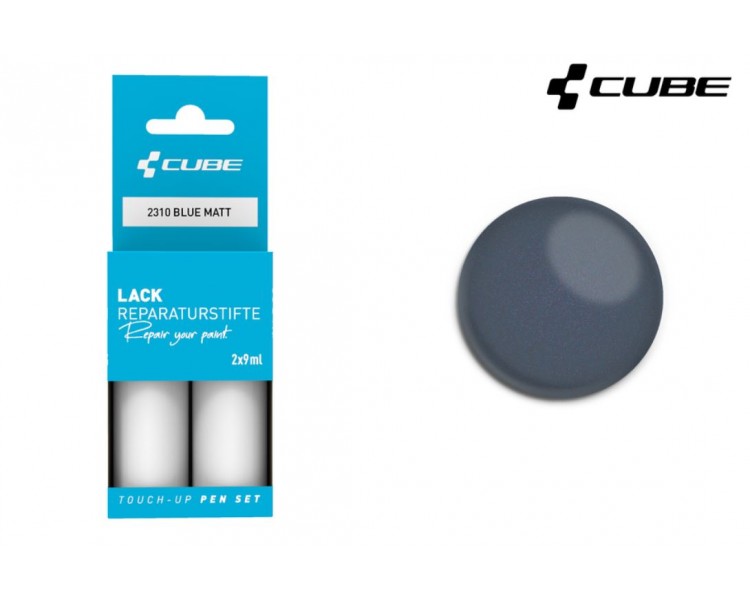 CUBE Lackstift Set BLUE matt 2310