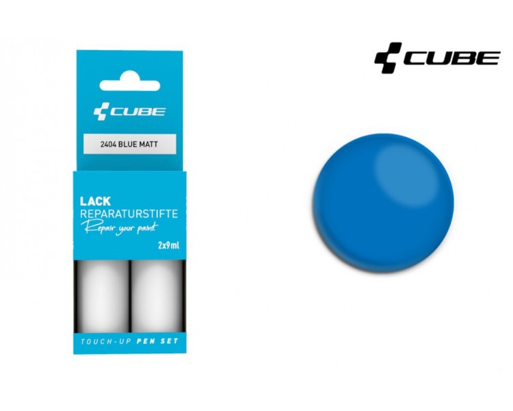 CUBE Lackstift Set BLUE matt 2404