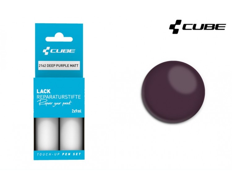 CUBE Lackstift Set DEEP PURPLE matt 2162