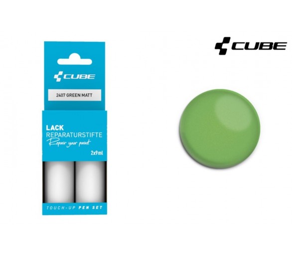 CUBE Lackstift Set GREEN matt 2407