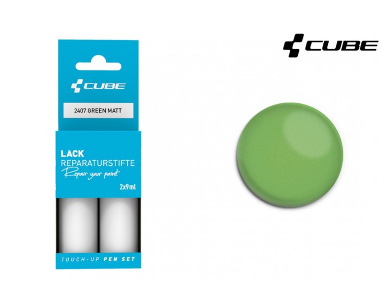 CUBE Lackstift Set GREEN matt 2407