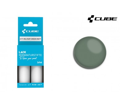 CUBE Lackstift Set MILITARY GREEN matt 2171