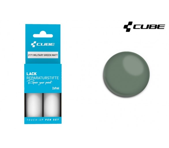 CUBE Lackstift Set MILITARY GREEN matt 2171