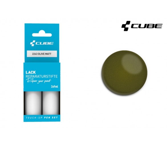 CUBE Lackstift Set OLIVE matt 2342