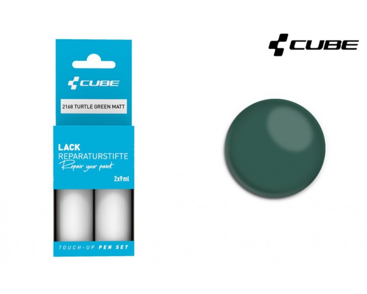 CUBE Lackstift Set TURTLE GREEN matt 2168