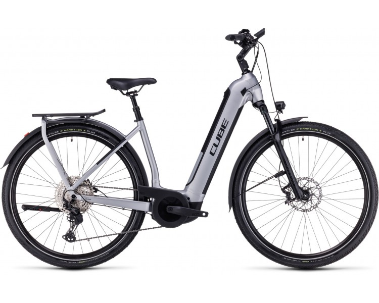 Cube Kathmandu Hybrid SLX 750 polarsilver´n´black 2023