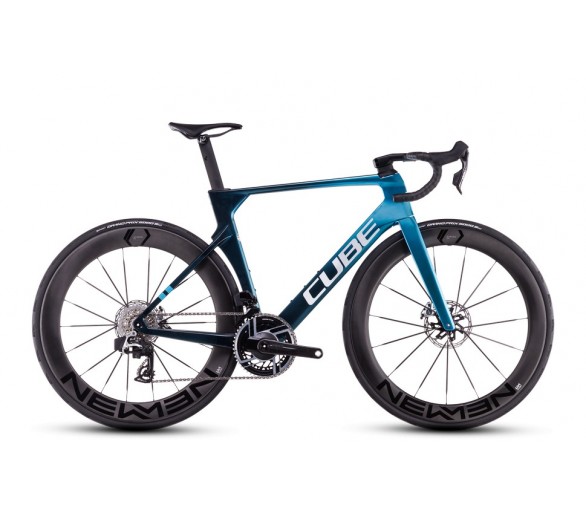 Cube Litening AERO C:68X SLX chromeblue´n´liquidblue (2025)