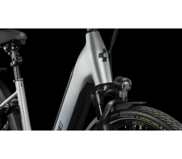 Cube Supreme RT Hybrid SLX 625 polarsilver´n´black Easy Entry 2023