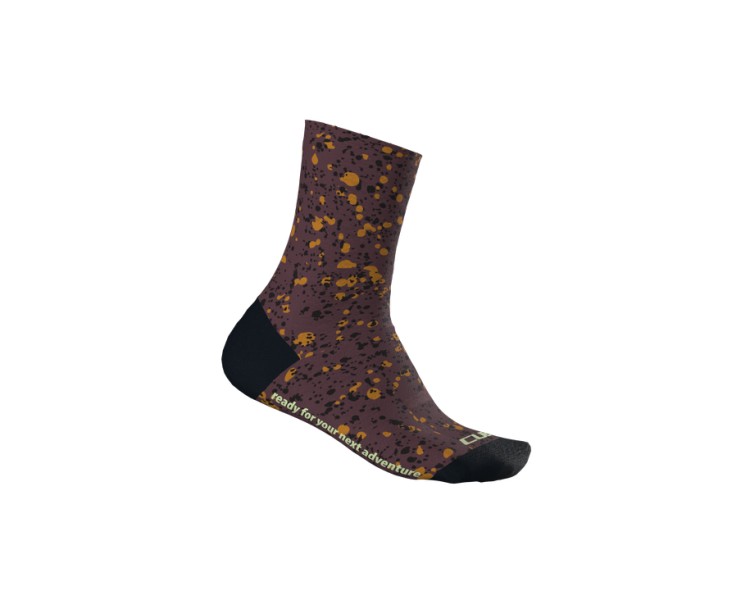 CUBE Socke High Cut Road/XC Sprinkle bordeaux