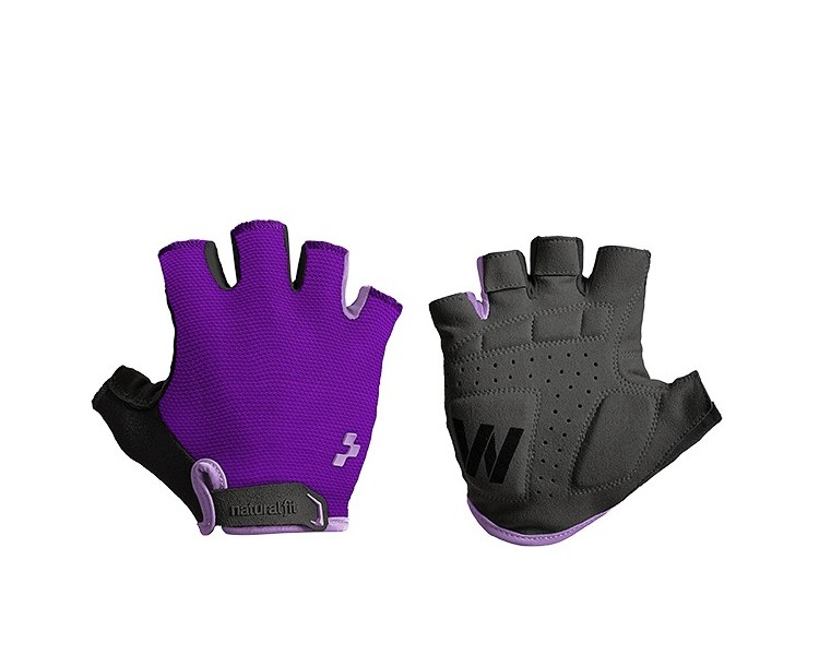 CUBE Natural Fit WLS Handschuhe Kurzfinger violet´n´purple